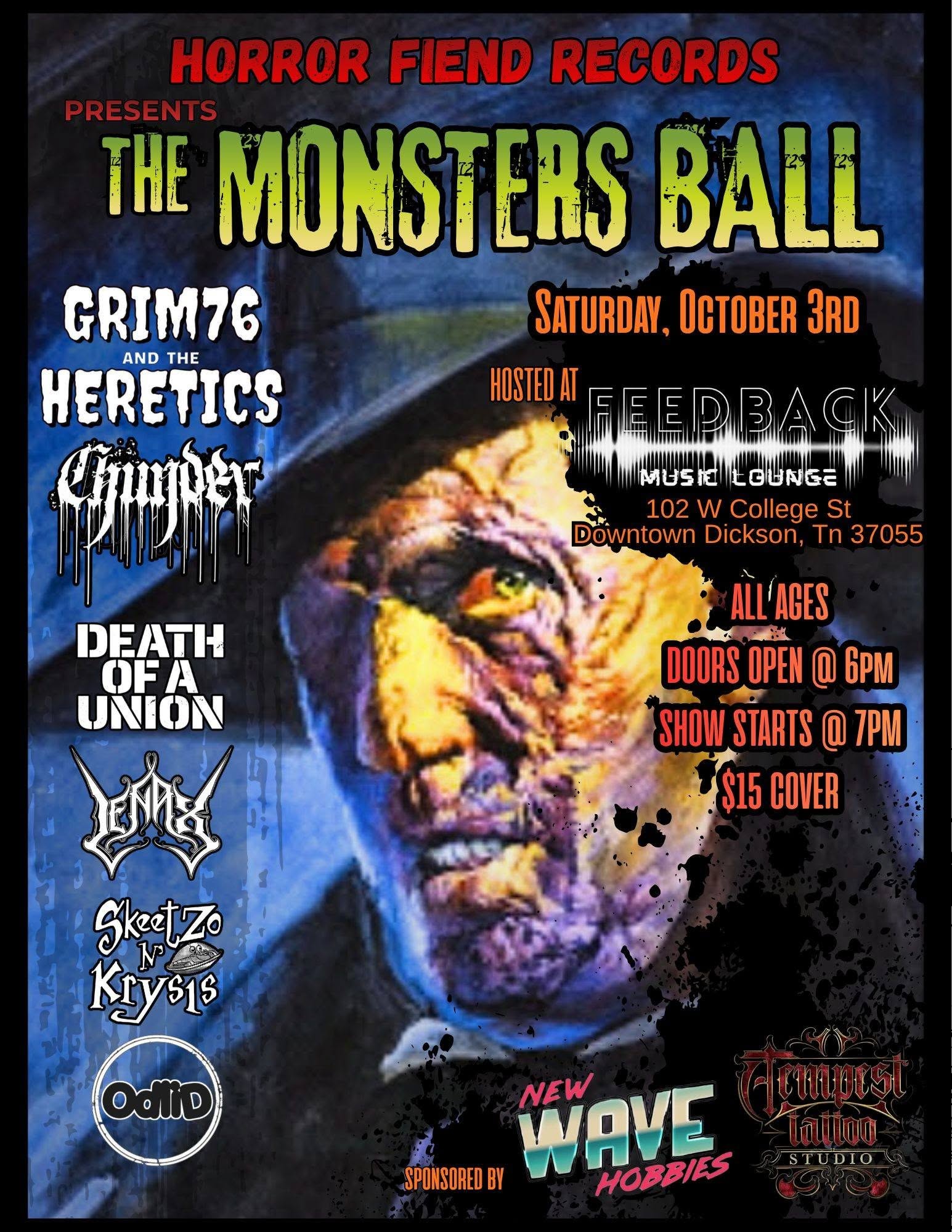 The Monsters Ball show flyer thumbnail